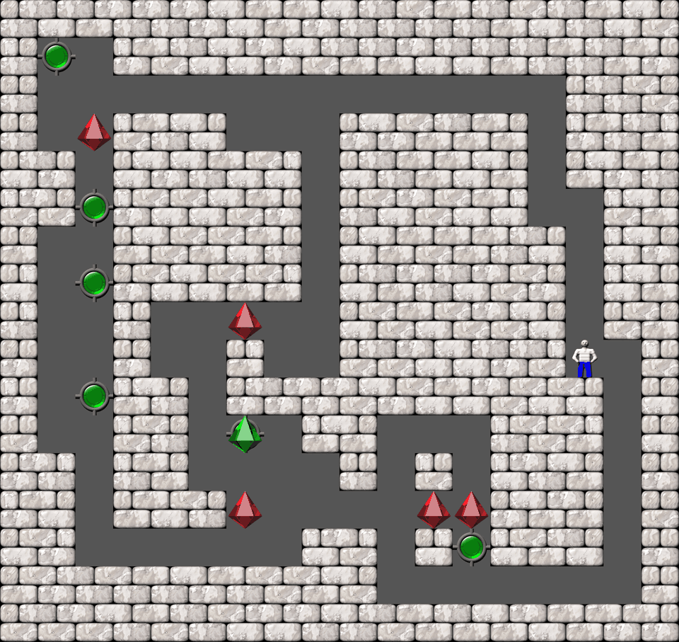 Sokoban Bugs550 collection level 327